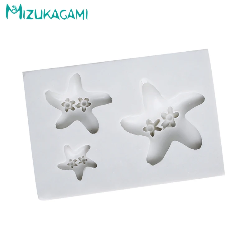 Ocean Series Star Shape Chocolate Silicone Mold Fondant Cake Decorating Tools DIY Kitchen Baking MJ-02138 | Дом и сад