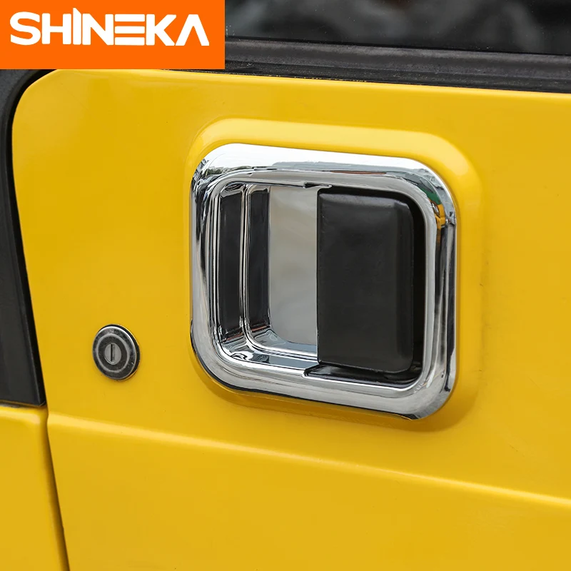 SHINEKA ABS Наружная ручка двери автомобиля Чаша отделка крышки Декоративные