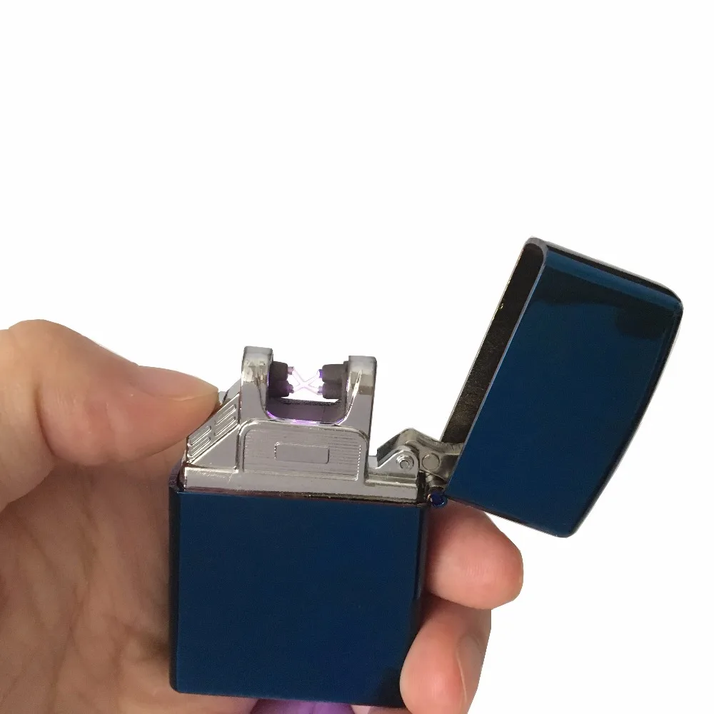 Электронная сигарета зажигалка дуговая тонкая ветрозащитная Зажигалка USB