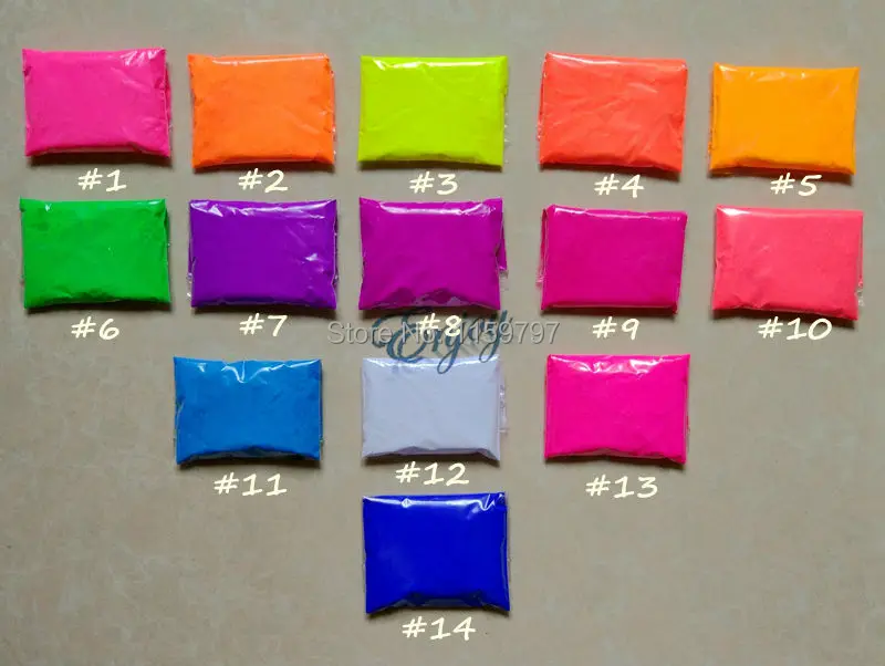 Розово Красного цвета флуоресцентный пигмент люминофор порошковый DIY Косметика