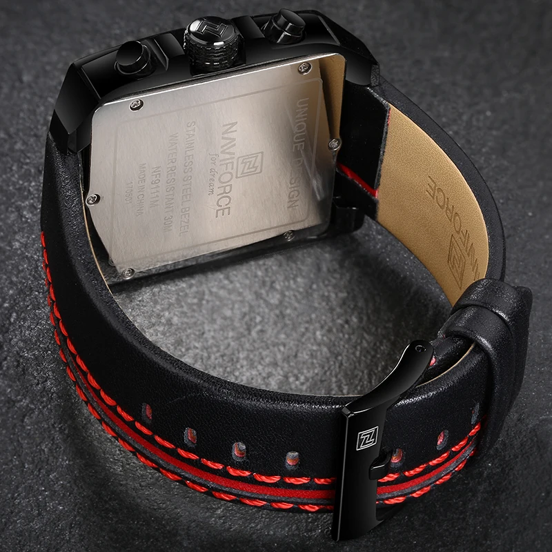 Naviforce мужские часы спортивные роскошные Лидирующий бренд кварцевые часы для человека водостойкие Авто Дата кожа наручные erkek коль saati