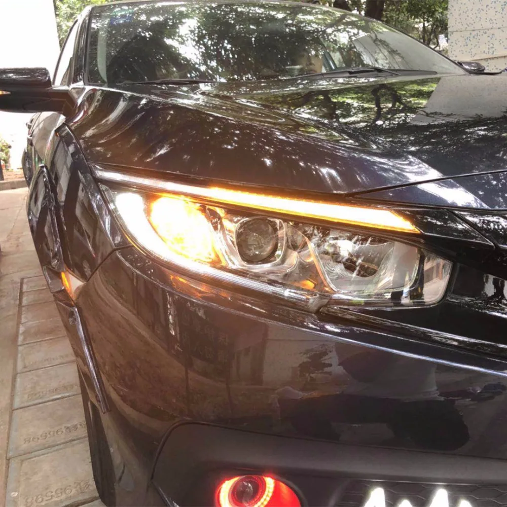 Автомобильный светодиодный светильник brow DRL дневные ходовые огни аксессуары с