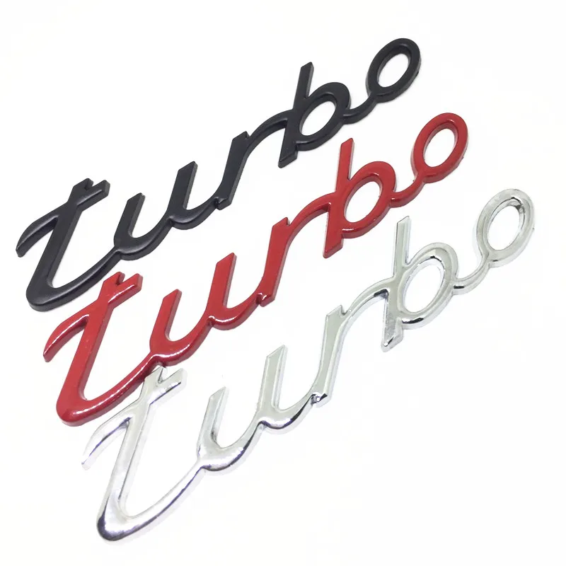3D хромированная металлическая эмблема Turbo знак, наклейка на автомобиль с турбонаддувом задний багажник Авто наклейки для Porsche Cayenne Macan 718 911 GTS