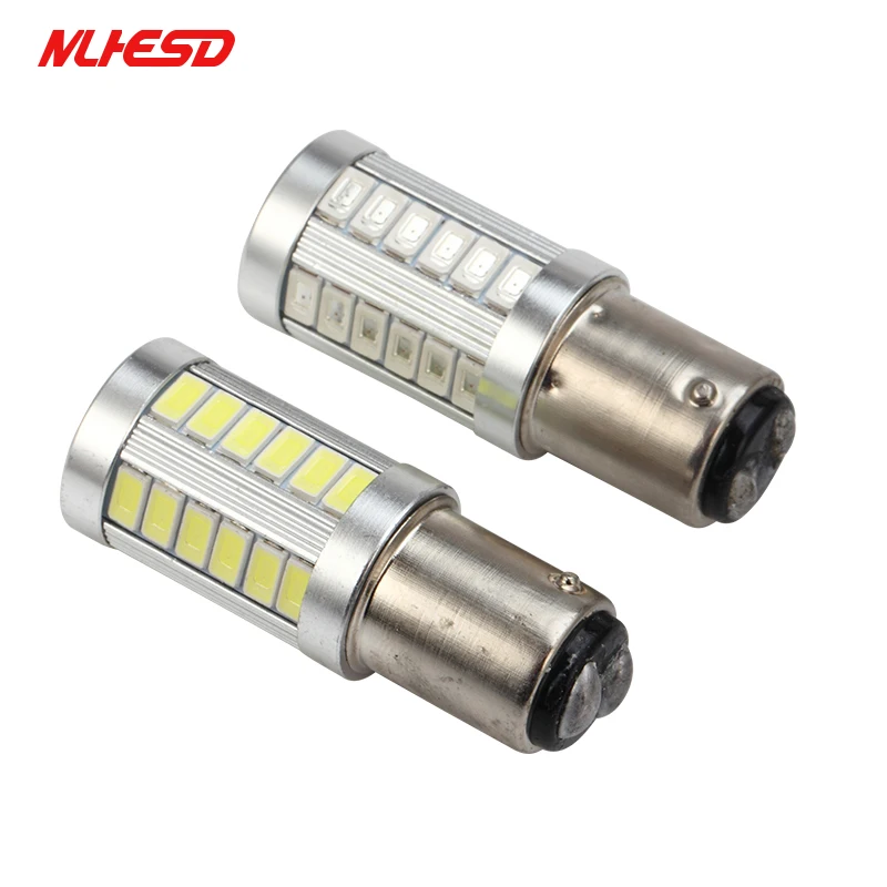 2 шт. 1157 P21/5 Вт BAY15D супер яркий 33 SMD 5630 5730 светодио дный авто тормозные фары