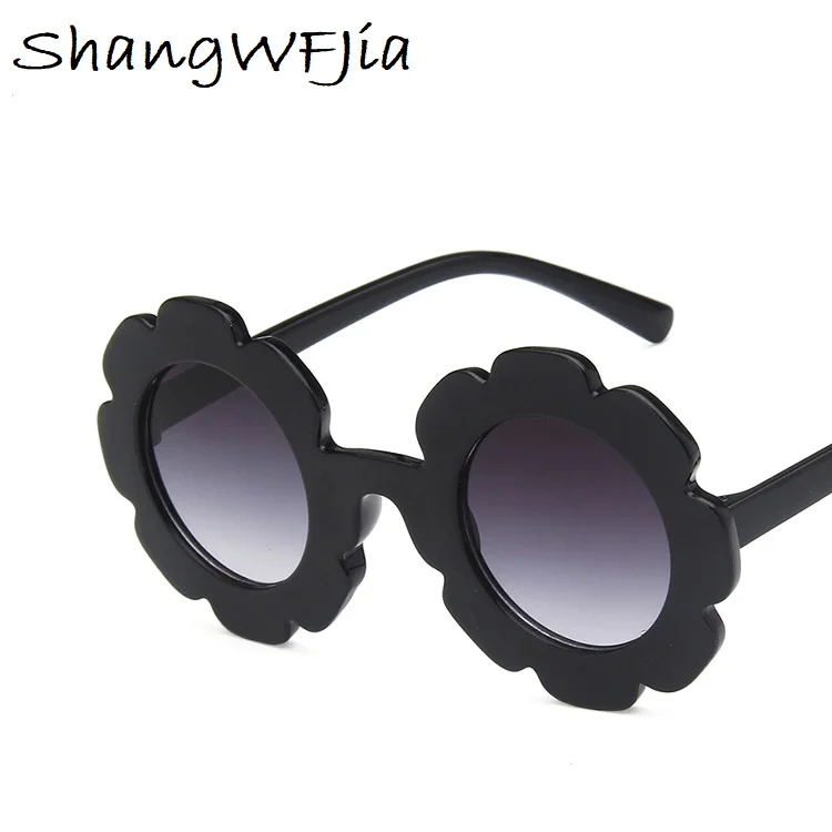 2020 милые круглые солнцезащитные очки для девочек и мальчиков детские с УФ