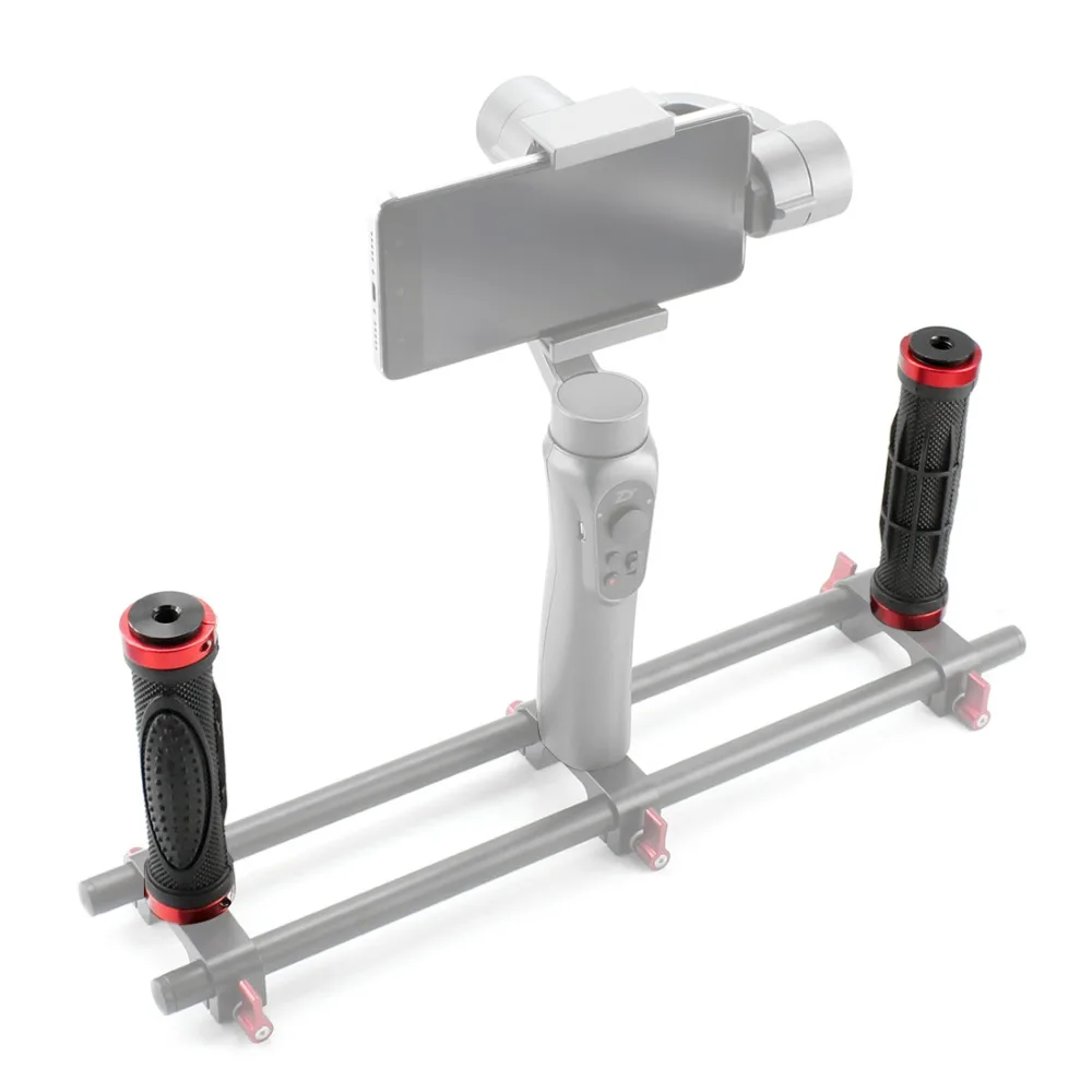 SLR DSLR Camera Rubber Handle Tripod Holder Small Handheld Stabilizer Flash Bracket Kit with 1/4 Screw Hole Photo Studio Parts |