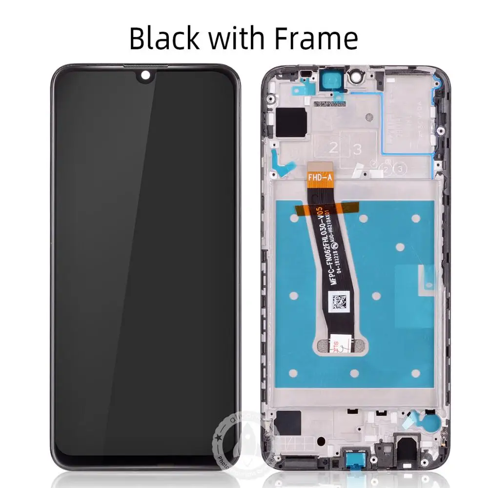 Black with Frame Дисплей для huawei P Smart ЖК-дисплей Сенсорный экран дигитайзер с рамкой huawei P Smart Дисплей HRY-LX1 HRY-LX2 HRY-LX1MEB - Цвет: Black with Frame