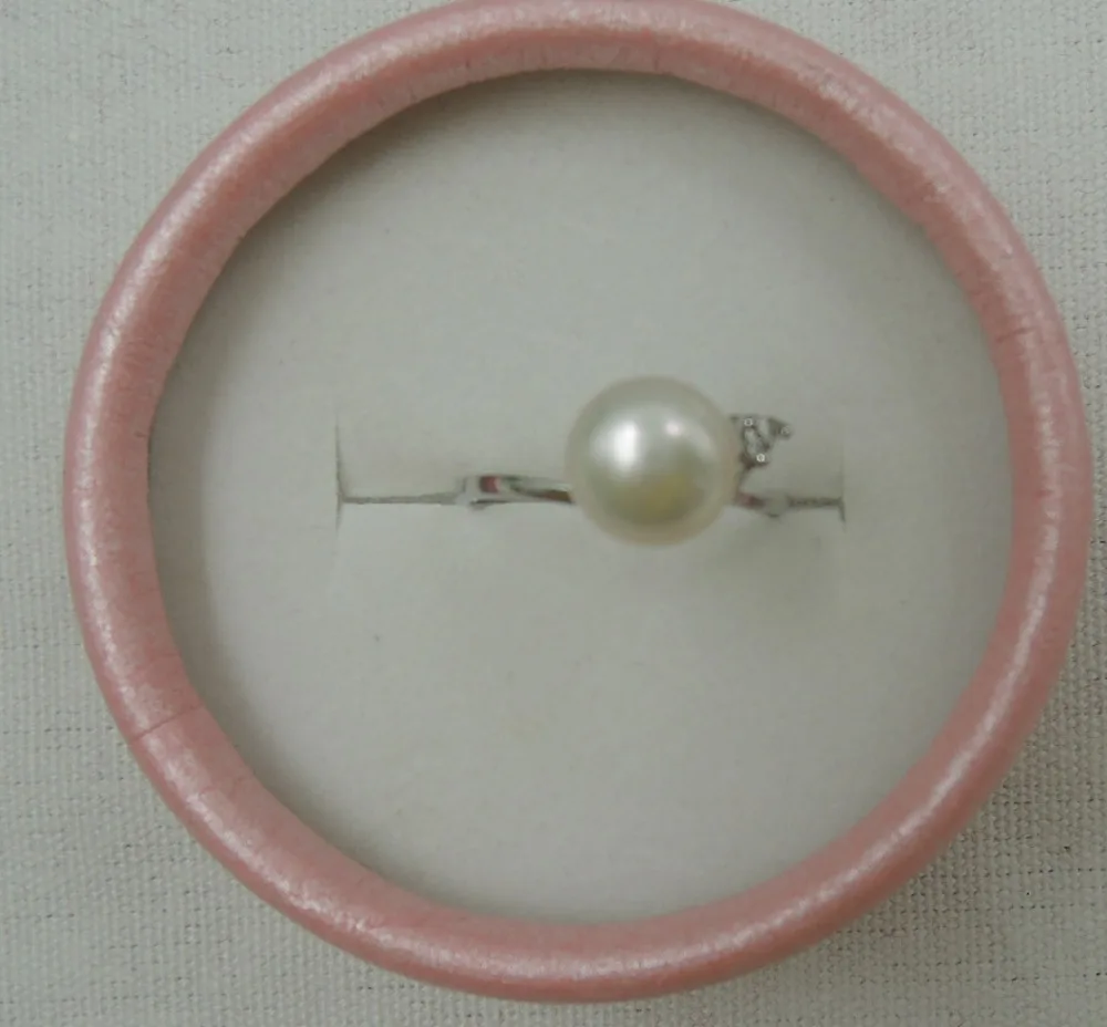 Кольцо с натуральным пресноводным жемчугом 100% | Украшения и аксессуары