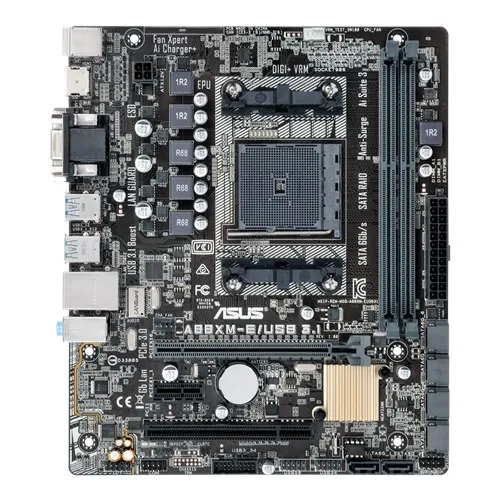 Asus A88XM E/USB 3 1 настольная системная плата AMD A88X разъем FM2/FM2 + DDR3 32 Гб SATA3 USB3.1 HDMI Micro ATX