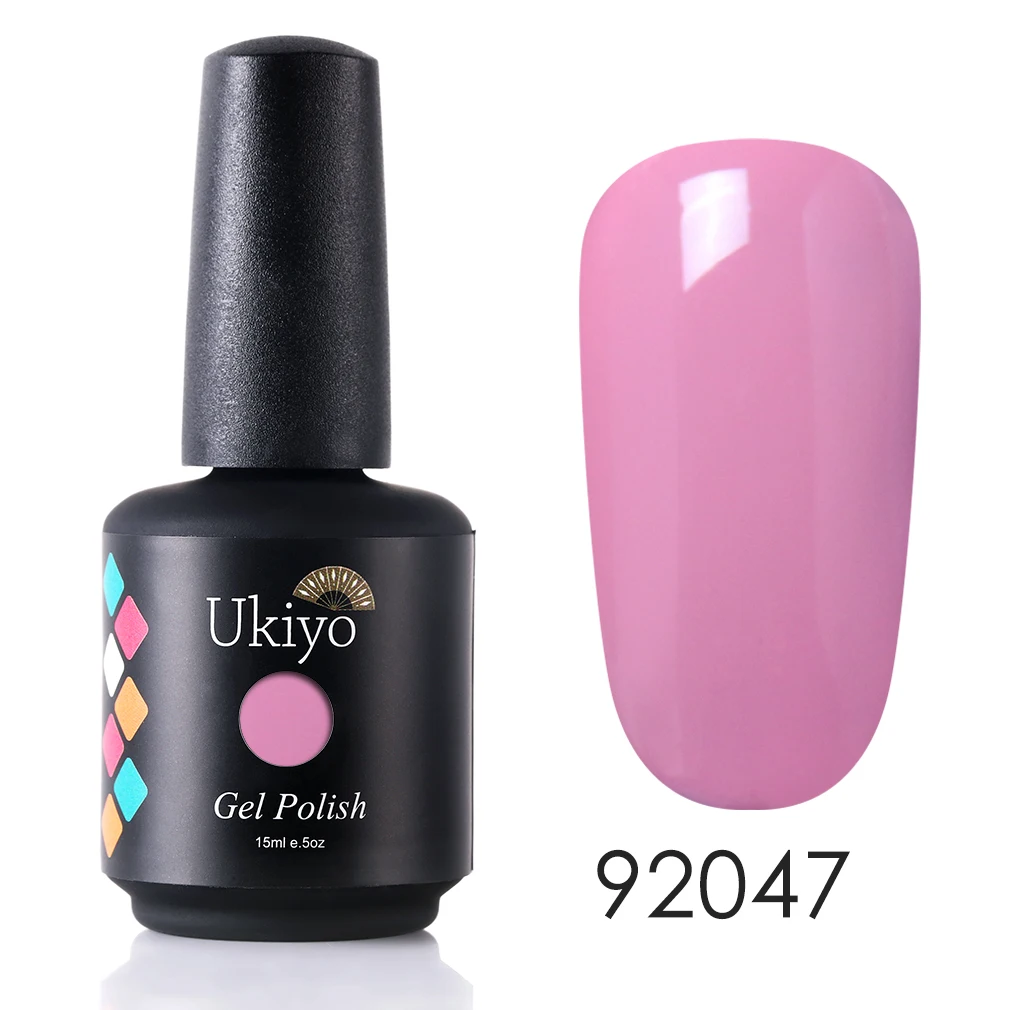 H92047 Ukiyo 15 мл Чистый Цвет Гель-лак для ногтей Vernis полуперманентный УФ-гель для ногтей впитывающий Гель-лак для ногтей - Цвет: H92047
