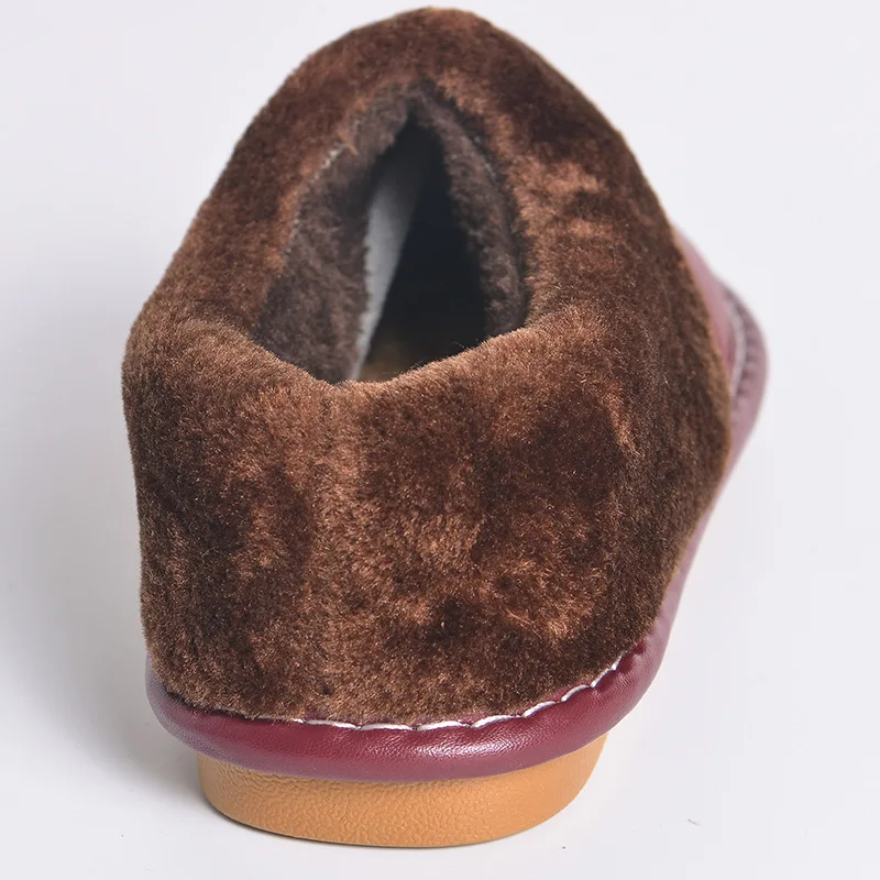 Женские нескользящие Шлепанцы из натуральной кожи Размеры 35 40|Тапочки| |