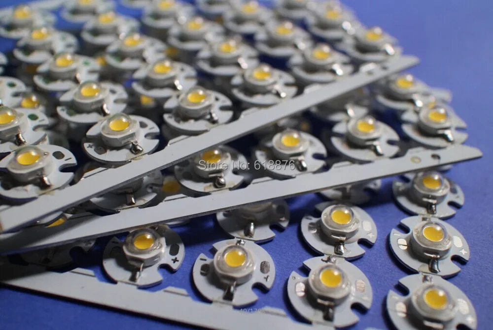 10 шт. 1 Вт 3 высокой мощности Светодиодный светильник диоды излучатель