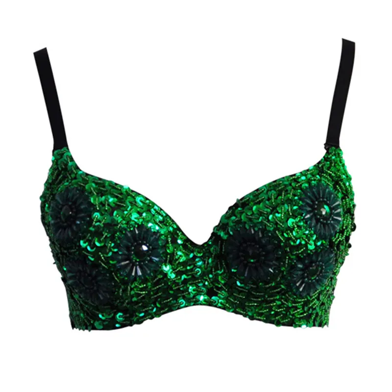 Бюстгальтер женский полиэстер цвет в ассортименте 1 шт|sequin beaded bra|beaded braluxury style |
