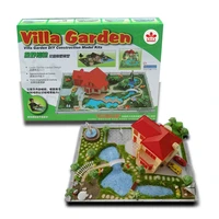 garden villa diy creative building model kits students crafting class material learn garden layout design