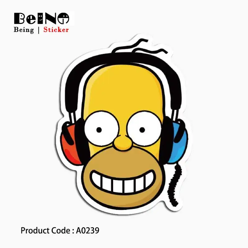 Simpsons cartoon anime sticker cool funny waterproof suitcase laptop guitar luggage skateboard bicycle toy lovely A0131 stickers | Игрушки и
