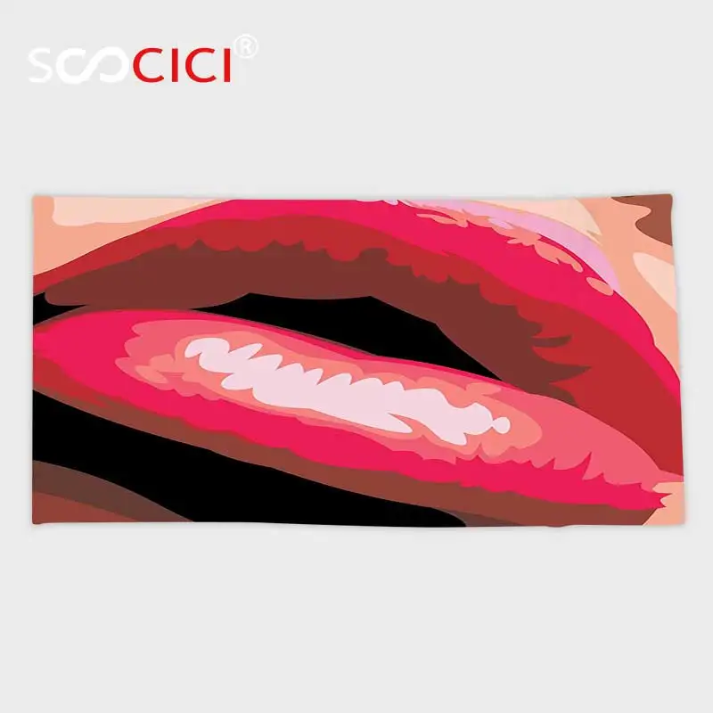 Сделанное на заказ ультрамягкое банное полотенце из микрофибры украшение для