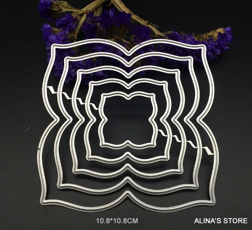 Металлические штампы для скрапбукинга бумаги стального ремесла тиснения шаблон