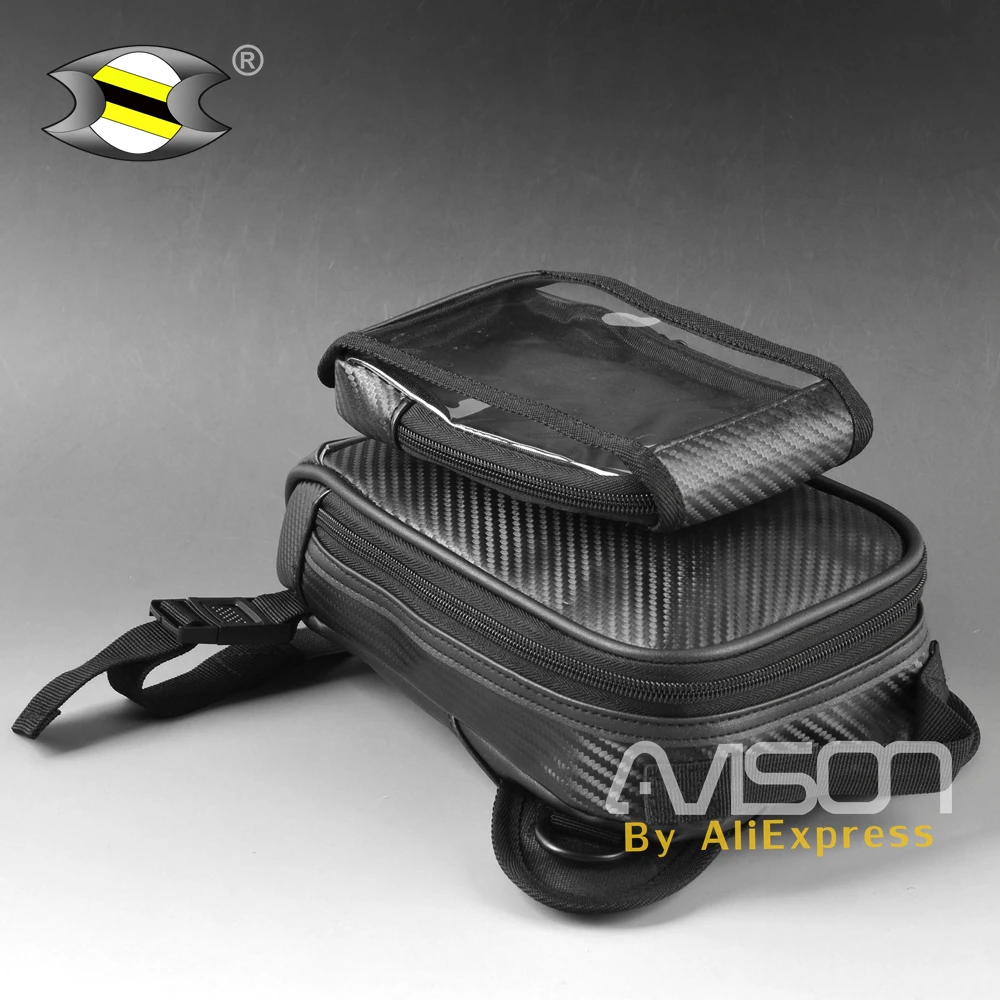 Мотоциклетная сумка для масляного бака ног GPS навигация мобильный телефон