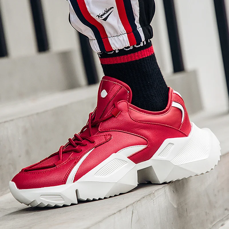 Мужские массивные кроссовки Новинка 2019 года мужская обувь на толстой подошве