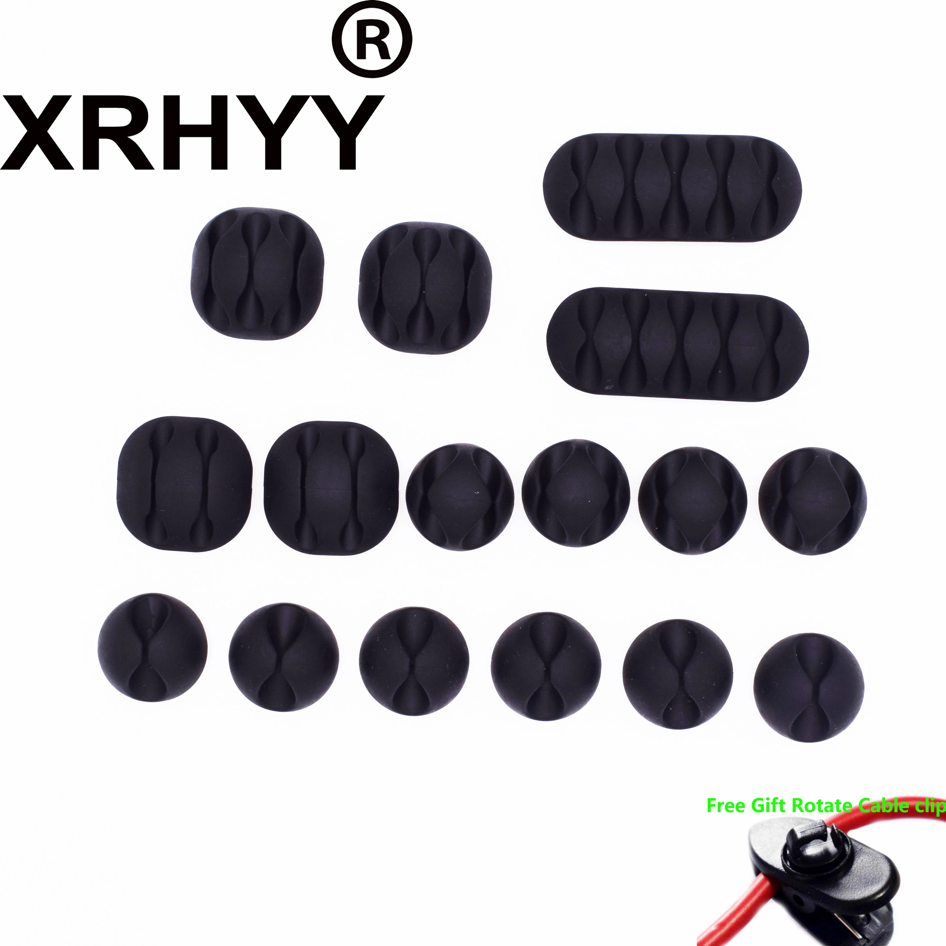 XRHYY Красочный многофункциональный держатель для проводов система клейкого