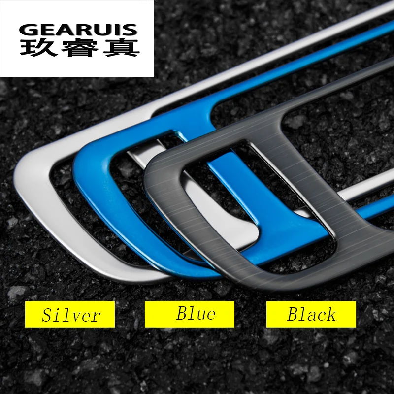 Наклейки из нержавеющей стали для стайлинга автомобиля внутренняя отделка