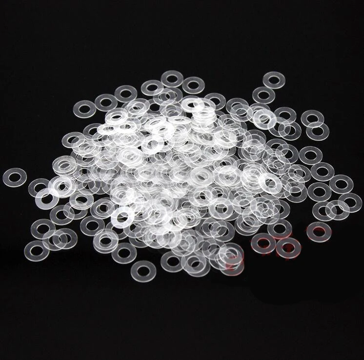 100 шт. прозрачные/черные тонкие прокладки для вала 4*2*0 2 мм|parts for|spare partstamiya mini 4wd parts |