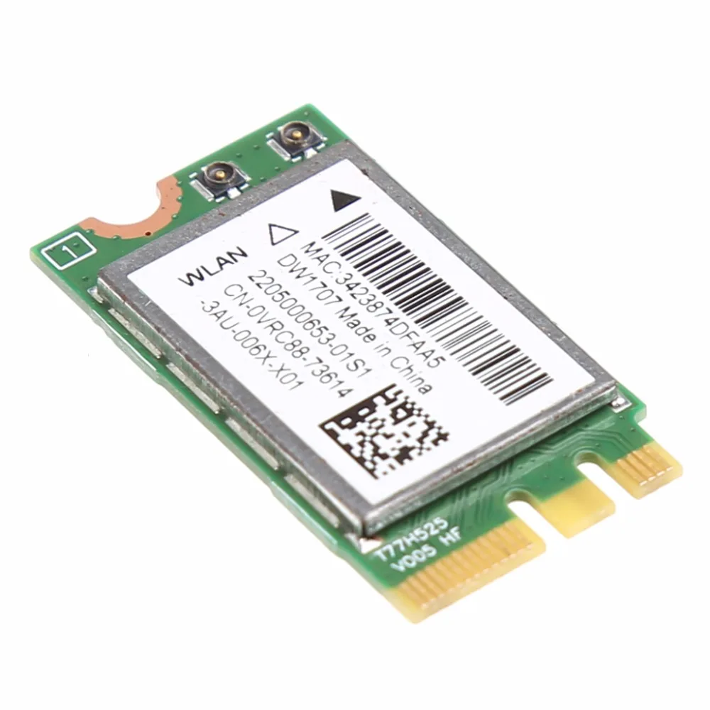 300M беспроводная Bluetooth V4.0 NGFF wifi WLAN карта для Dell DW1707 VRC88 Qualcomm Atheros QCNFA335
