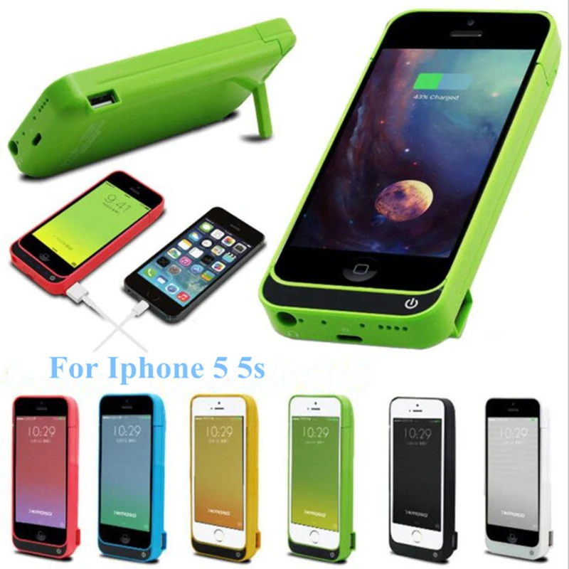 Для Iphone 5 Чехол для аккумулятора 2019 4200 мАч Внешнее зарядное устройство Внешний