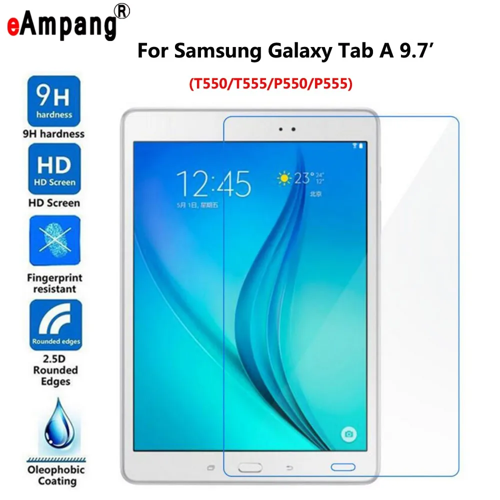 Закаленное стекло для Samsung Galaxy TabA Tab A 7 0 T280 T285 8 T350 T355 9 T580 P580 10 1 T550 T555 протектор