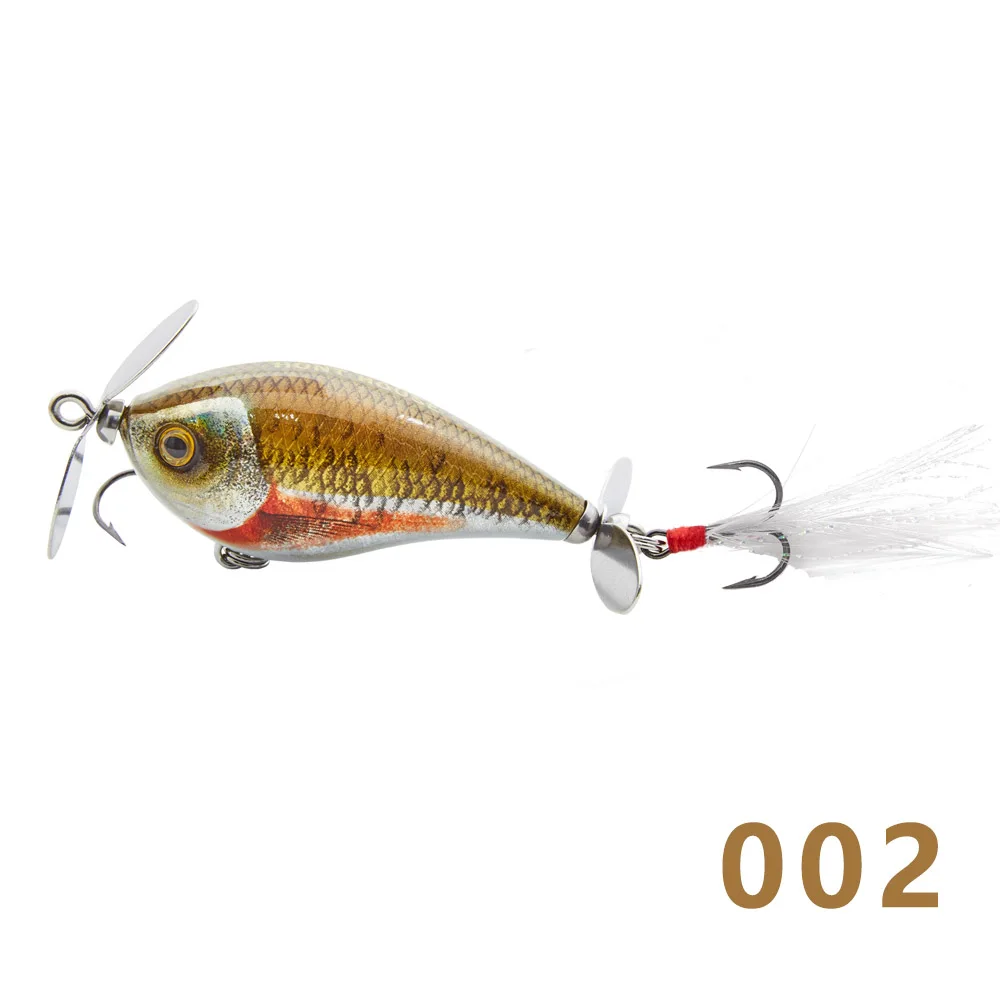 HuntHouse fishing whopper plopper рыболовные снасти высшего качества жесткая наживка Topwater приманка реквизит кривошипная приманка шум и брызг Пресноводная - Цвет: 002
