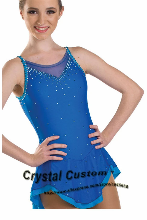 

Hot Sales Figure Skating Dress For Girls Graceful New Brand Ice Skating Competition Dress DR3324