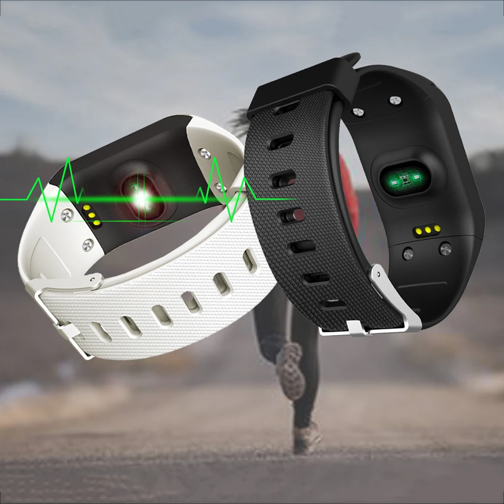 Интеллектуальный сердечного ритма движение шаг трекер Bluetooth Smart Браслет вызова