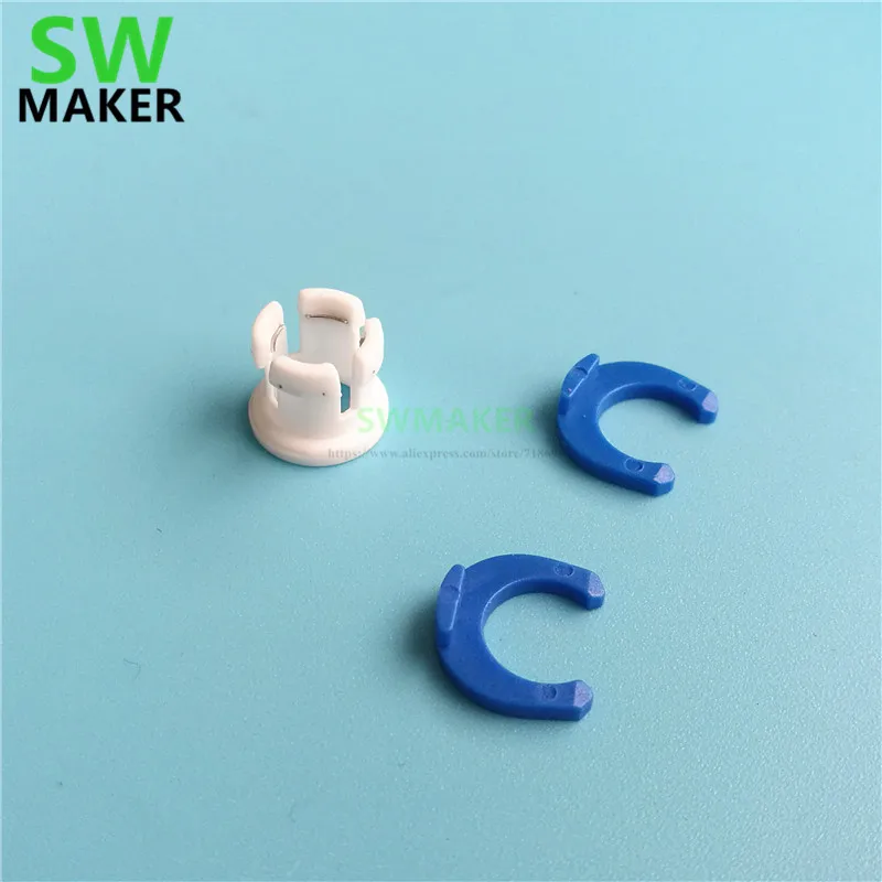 1 комплект трубчатая муфта Ultimaker белая зажим bowden + для синей обуви horse трубки 6 мм