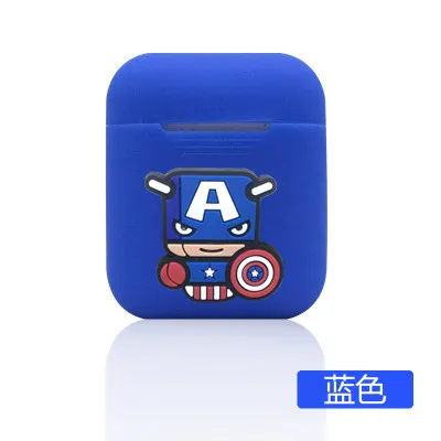 Чехол для беспроводных Bluetooth наушников Hero Cartoon силиконовый чехол Apple AirPods зарядный