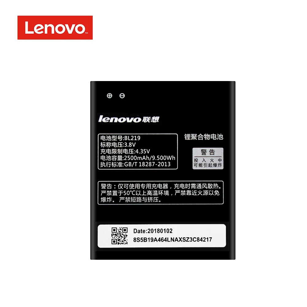 BL219 оригинальный сменный аккумулятор для Lenovo A880 S856 A889 A890E S810T A916 2500mAh Мобильный