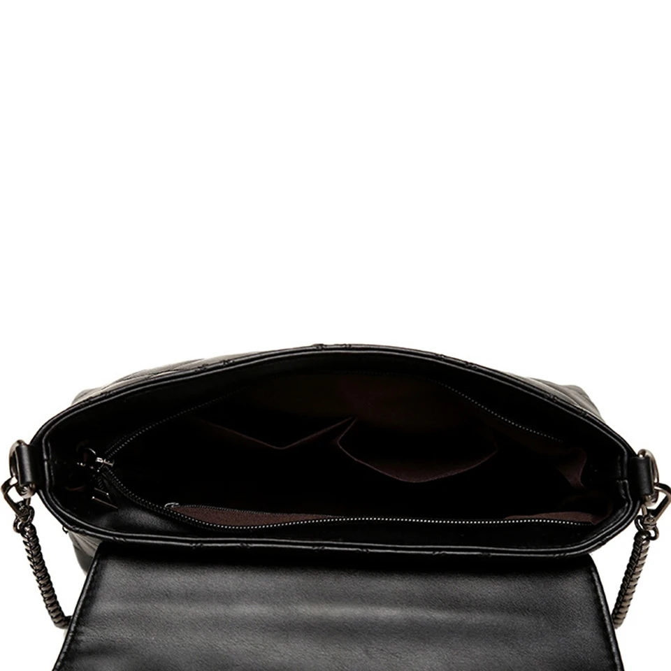 Сумочка Черный дамы кисточкой Crossbody сумка PU женская на молнии сцепления сумки для