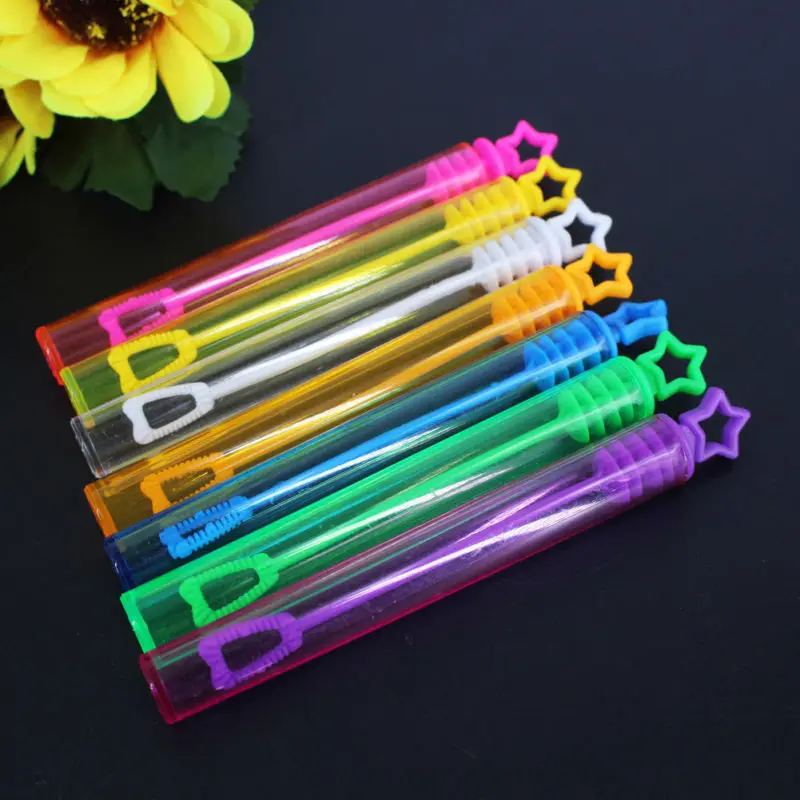 10 шт. детские пластиковые волшебные палочки пузырьки палочка для воздуходувки