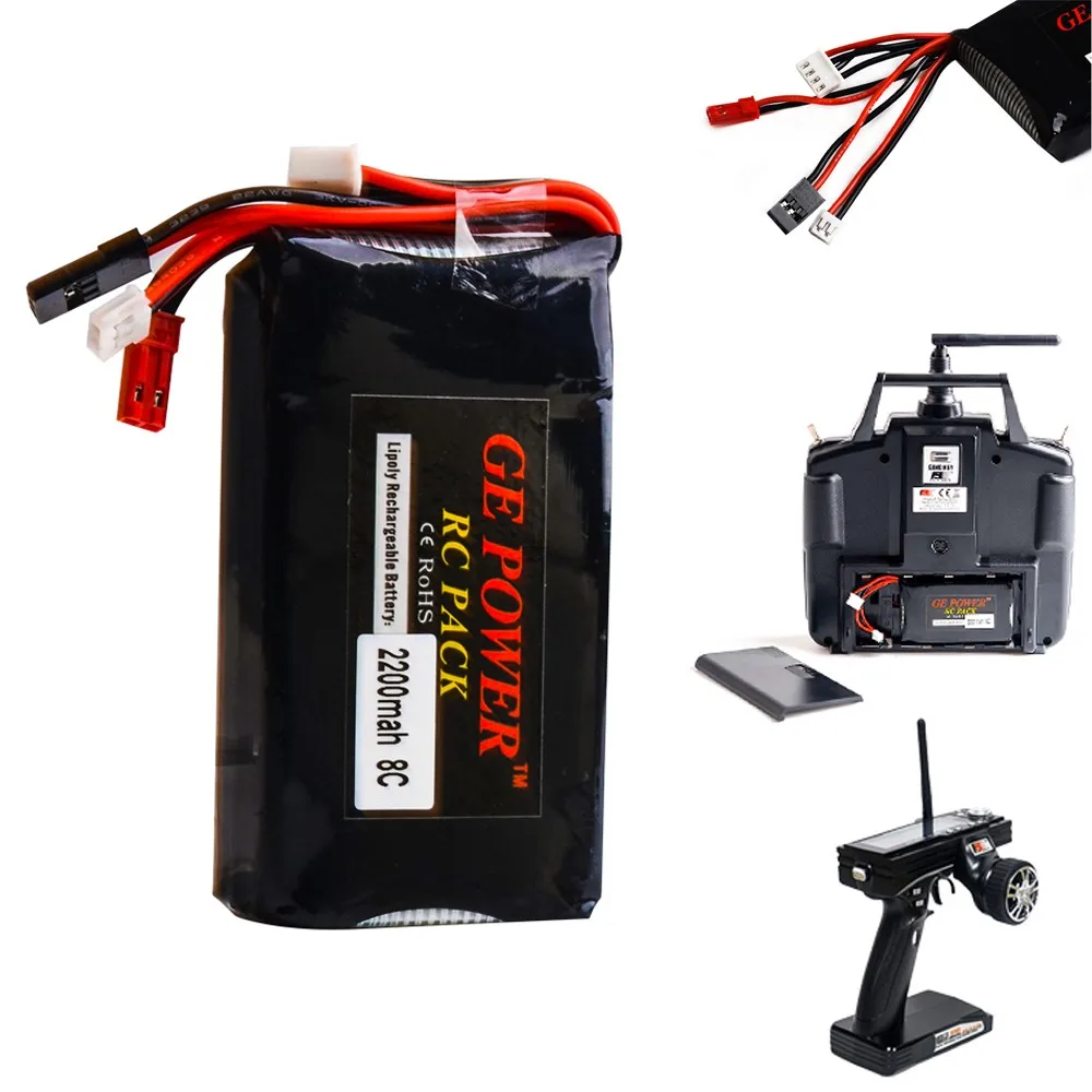 1 шт. литий полимерный аккумулятор 3S 11 V 2200 мА/ч 8C 3PK Lipo Батарея для Flysky FS GT6 GT3B T6