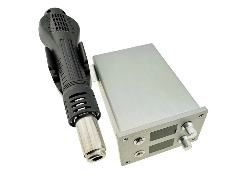 KSGER 2 в 1 T12 STM32 OLED паяльная станция горячий воздушный пистолет SMD сушилка Цифровой паяльник инструмент для ремонта демонтажа ручка из алюминиевого сплава