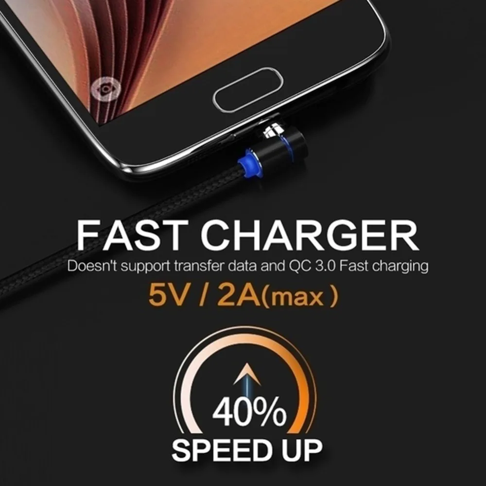 Buyincoins (1 м) 90 градусов угол Магнитный разъем зарядный кабель Micro usb type C