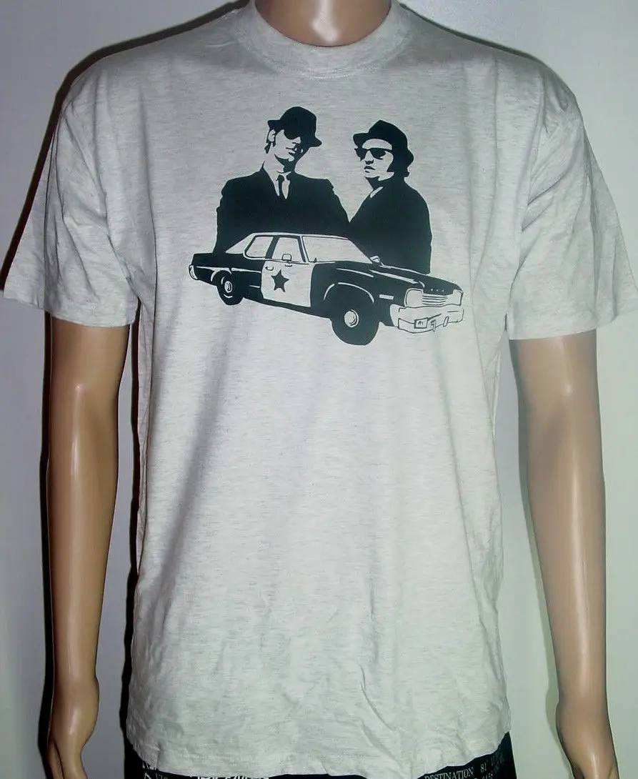 Blues Brothers Bluesmobil-футболка ASHGRAU Groe L NEU | Мужская одежда