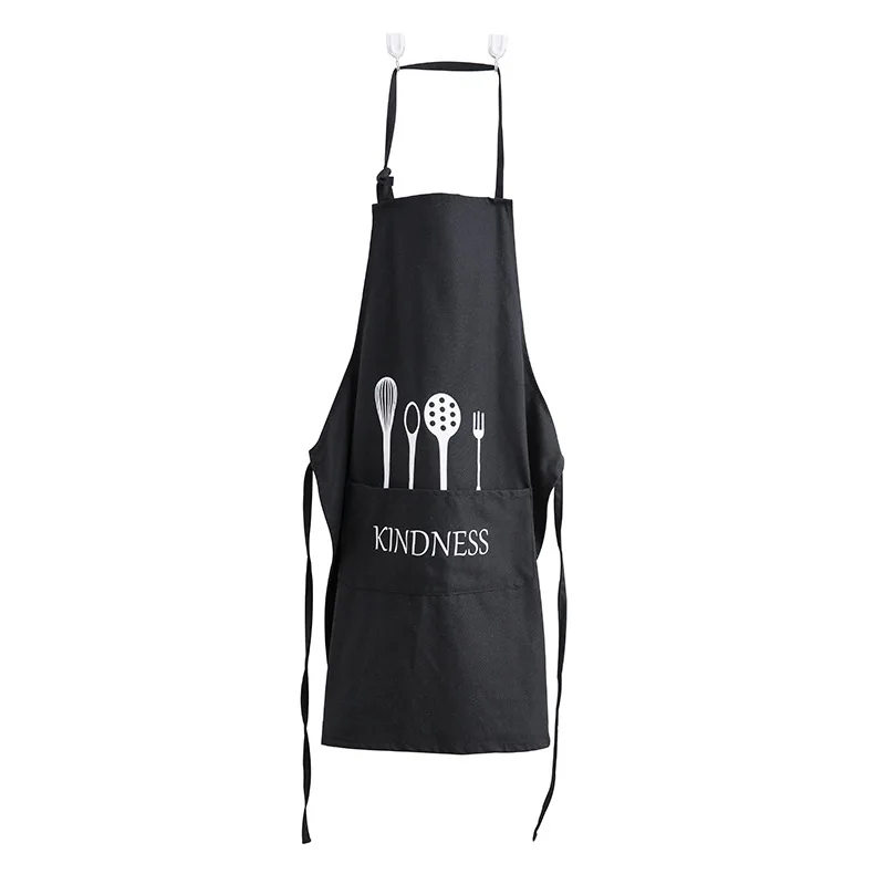 Fashion Korean Aprons Cotton Simple Cafe Uniform Unisex Adult for Women Men's Kitchen Cooking Pinafores | Дом и сад