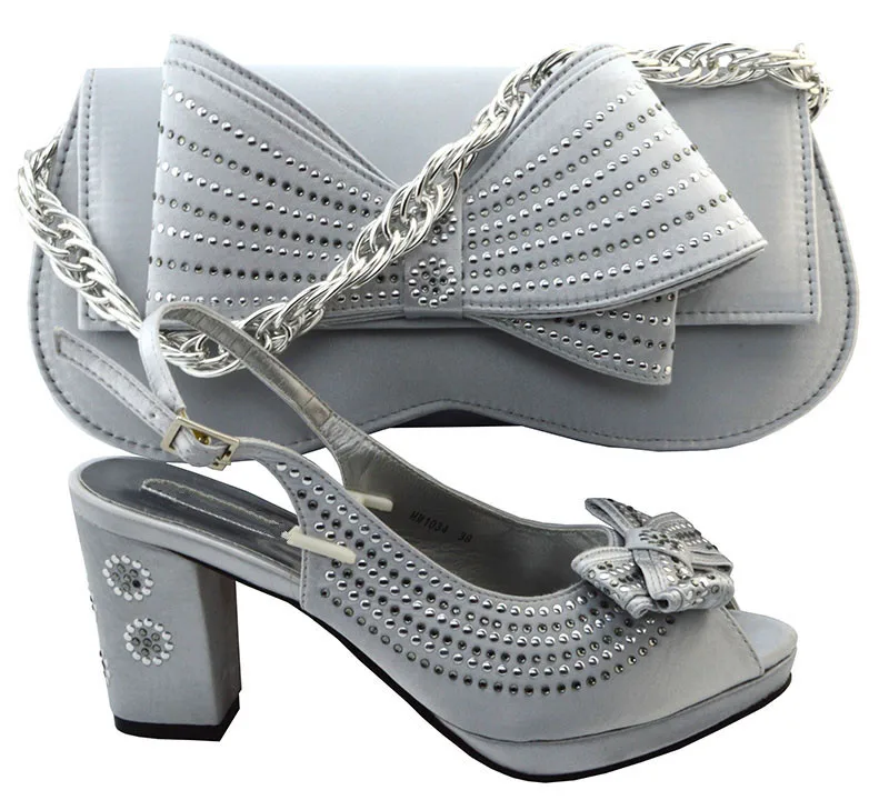 2017 Высокое Качество Нигерия Красный Цвет Свадьба Обувь Итальянская И Сумки