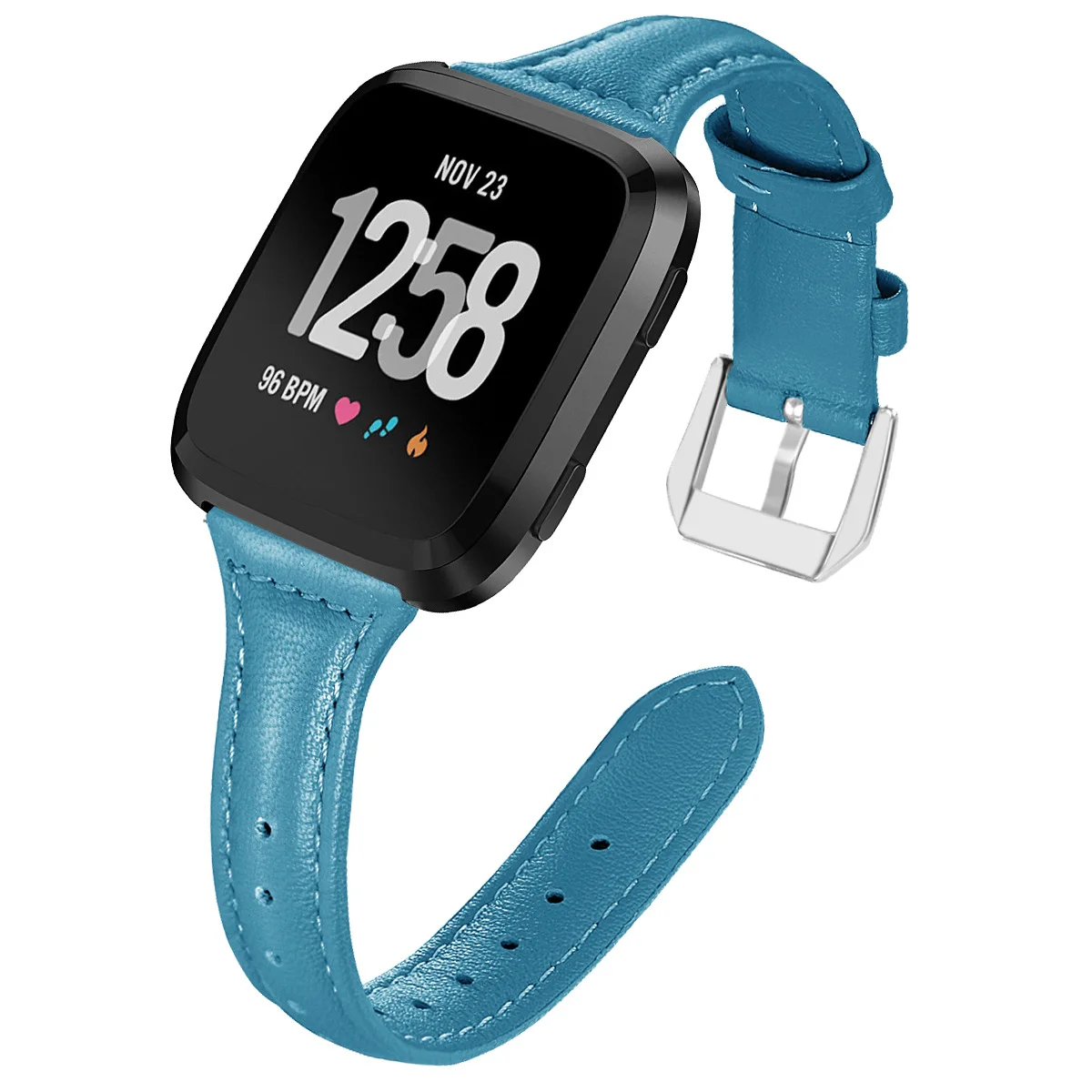 Essidi тонкий мягкий Geniune кожаный браслет ремешок для Fitbit Versa 2 быстросъемный ремешок на запястье Замена для Fitbit Versa запчасти