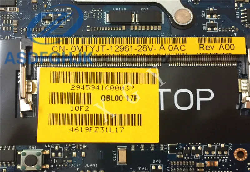 Материнская плата для ноутбука детская dell XPS 15 L521x материнская CN 0MTYJT SR0MU DDR3 не