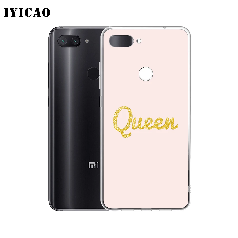 Мягкий силиконовый чехол для телефона IYICAO King Queen Crown Xiaomi Redmi 4A 5A 6A Note 7 6 5 Pro Plus 4X Prime |