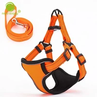 great discount dog harness chest set apparels nylon durable walking traveling puppy pet dog cat chest collar strap sets 10e
