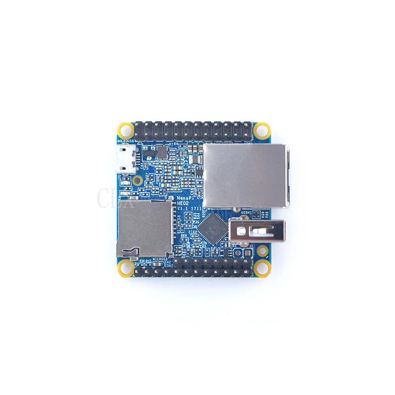 Обновленная версия NanoPi NEO2 V1.1 Allwinner H5, 64 бит высокой производительности, четырехъядерный A53 демонстрационная плата, работает UbuntuCore