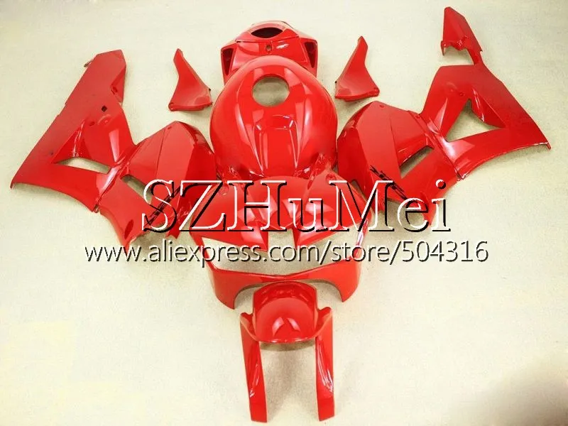 Литья под давлением для HONDA F5 CBR600RR 13, 14, 15, 16, 17, 99SH9 CBR 600RR 600 RR CBR600 RR 2013 Обтекатели Топ красного и черного цвета - Цвет: No.  9 Glossy red