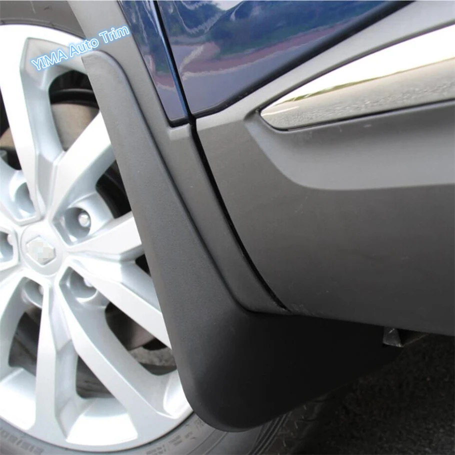 

Lapetus Auto Styling Front + Rear Mud Guard Mudguards Splash Flaps Cover Trim 4 Pcs For Renault Kadjar 2016 2017 2018 / Plastic